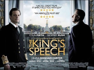 'The King's Speech' reigned in Hollywood Tuesday as Oscar voters bestowed 12 nominations on the movie, including best picture, actor and director. 'The King's Speech' reigned in Hollywood Tuesday as Oscar voters bestowed 12 nominations on the movie, including best picture, actor and director.